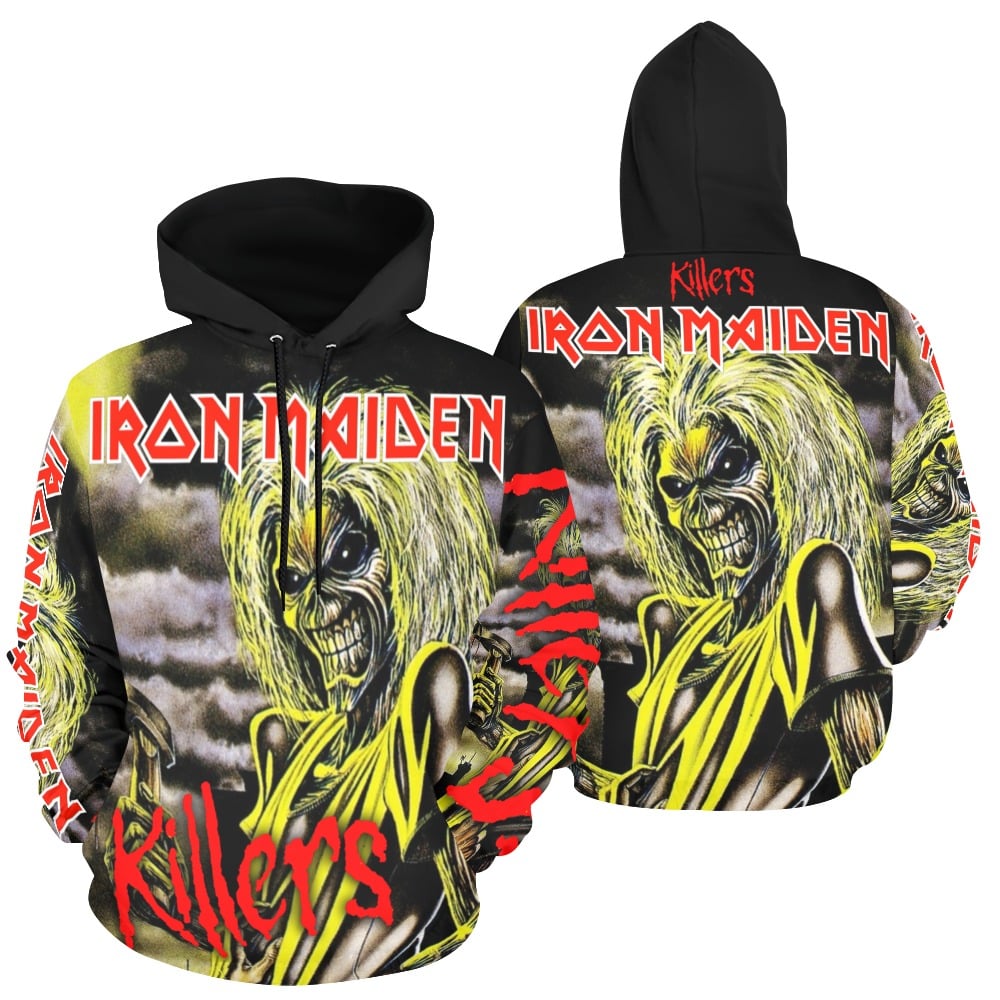 Iron Maiden Killers Hoodie Sweatshirt Unisex Men’s Heavy Metal USA Size