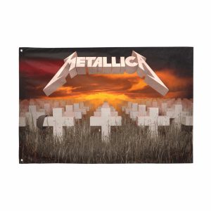 Metallica Master of Puppets 1986 Flag Banner Tapestry Photo Heavy Thrash Metal
