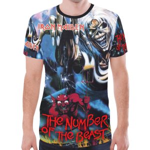 Iron Maiden The Number Of The Beast Logo Band Men Woman T-Shirt Heavy Metal USA Size